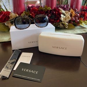 Versace Tortoiseshell Sunglasses